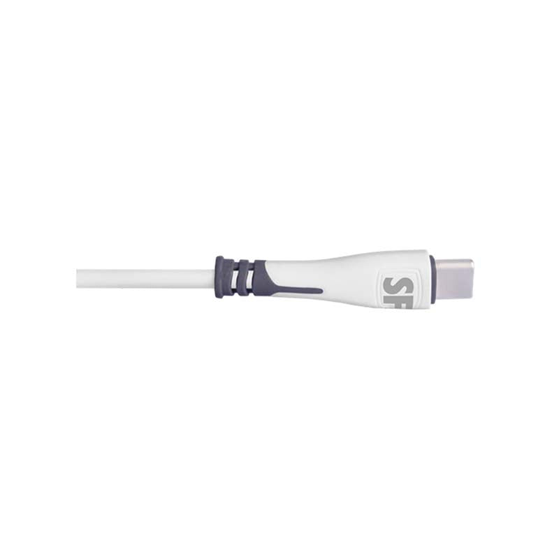 Supa Fly 65W Car Charger With Type C Cable - White - White