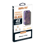 Supa Fly Privacy Glass With Applicator Apple iPhone 17 Pro - Clear - Clear