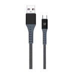 Supa Fly Signature Series 1.5m Type-C to USB Cable - Grey - Grey