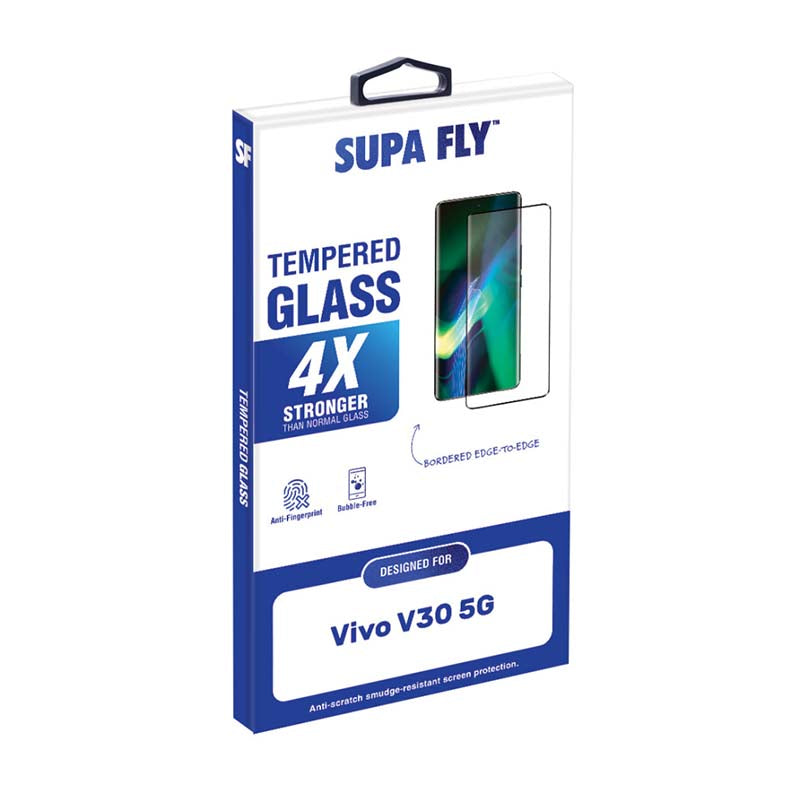 Supa Fly Tempered Glass Screen Protector Vivo V30 5G - Clear