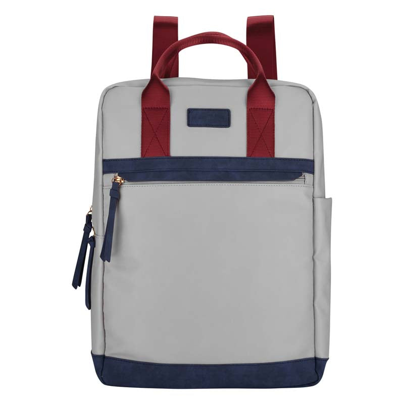 SupaNova Lara Series Ladies Laptop 15.6’’ Backpack - Grey / Blue / Red