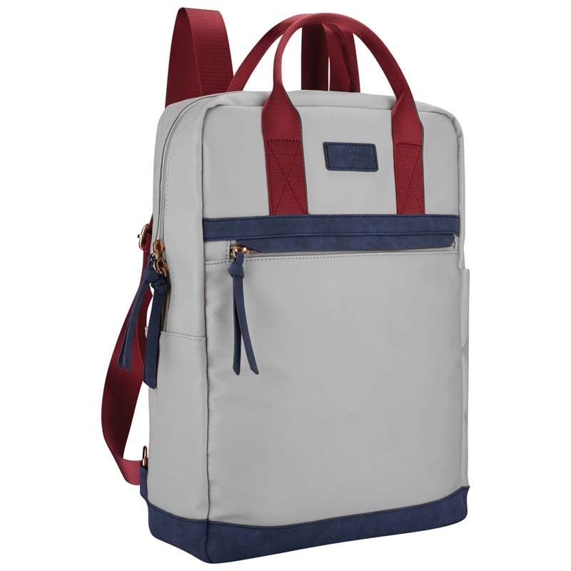SupaNova Lara Series Ladies Laptop 15.6’’ Backpack - Grey / Blue / Red