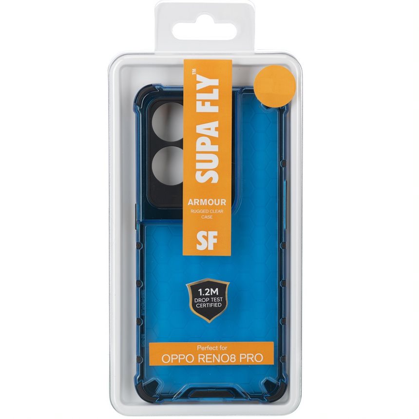 Superfly Armour Case for OPPO Reno 8 Pro - Blue - Blue