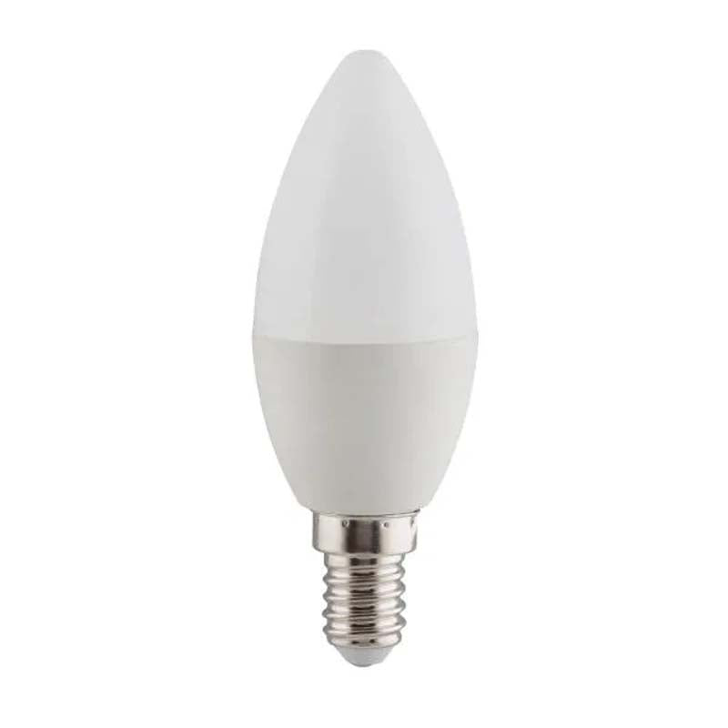 Switched 5W Candle LED Light Bulb E14 - Warm White
