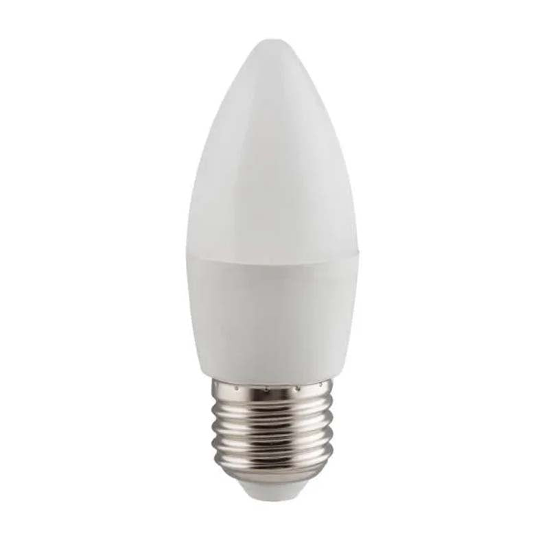 Switched 5W Candle LED Light Bulb E27 - Warm White