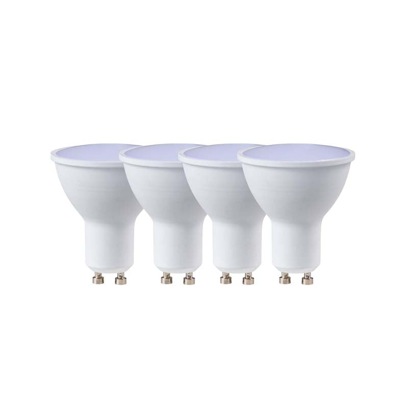 Switched LED 3W GU10 Rechargeable Light Bulbs 4 Pack - Warm White