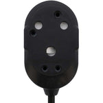 Switched 20m BTB Extension Cable/Cord/Lead Multiplug Light Duty - Black