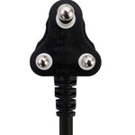 Switched 20m SBS Extension Cable/Cord/Lead Multiplug Heavy Duty - Black