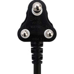Switched 3m SBS Extension Cable/Cord/Lead Multiplug Heavy Duty - Black