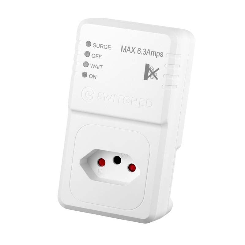 Switched 1 Way TV Surge Adaptor with SANS 164-2