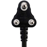 Switched 10m SBS Extension Cable/Cord/Lead Multiplug Heavy Duty - Black