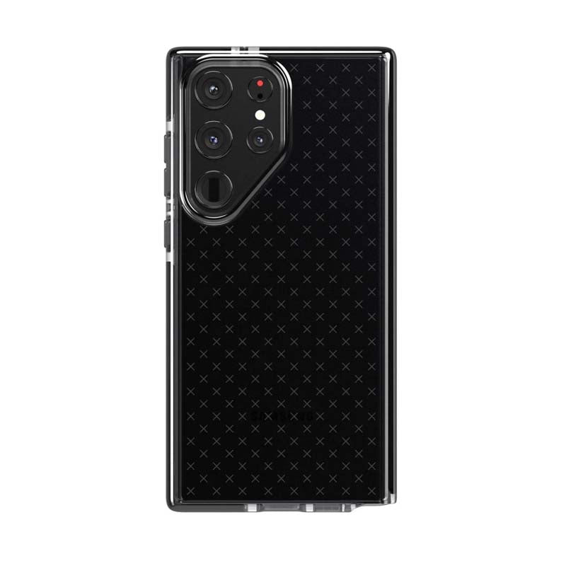 Tech21 Evo Check Cover for Samsung Galaxy S23 Ultra - Smokey Black