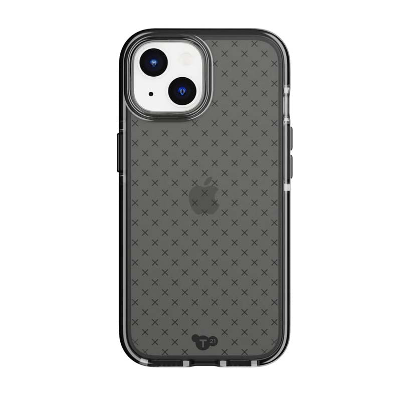 Tech21 Evo Check Apple iPhone 15 Case - Smokey Black
