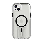 Tech21 Evo Crystal Kick Apple iPhone 15 Plus Case MagSafe Compatible - Clear / Black