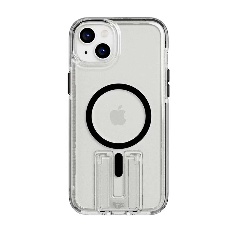 Tech21 Evo Crystal Kick Apple iPhone 15 Plus Case MagSafe Compatible - Clear / Black