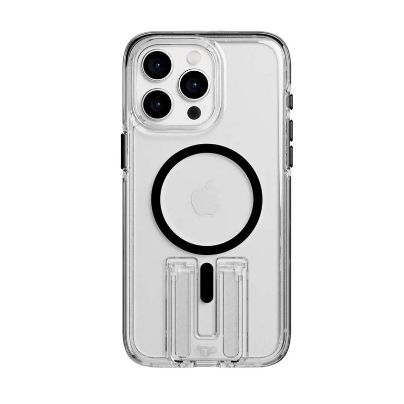 Tech21 Evo Crystal Kick Apple iPhone 15 Pro Max Case MagSafe Compatible - Clear / Black