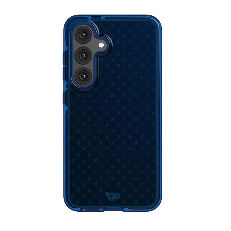 Tech21 Evo Check Samsung Galaxy S24 Case - Cobalt Blue
