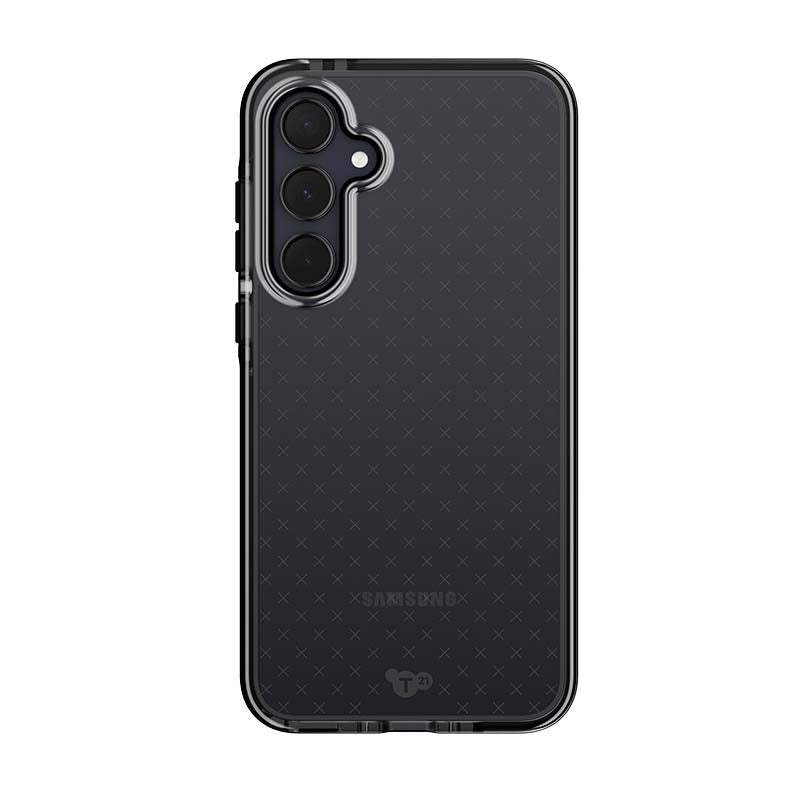 Tech21 Evo Check Samsung Galaxy A35 5G Case - Smokey Black