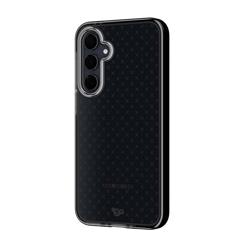 Tech21 Evo Check Samsung Galaxy A35 5G Case - Smokey Black