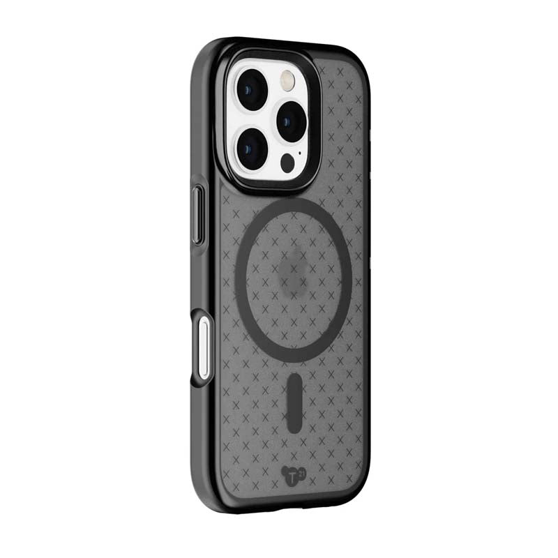 Tech21 Evo Check Apple iPhone 16 Pro Case with MagSafe - Smokey Black