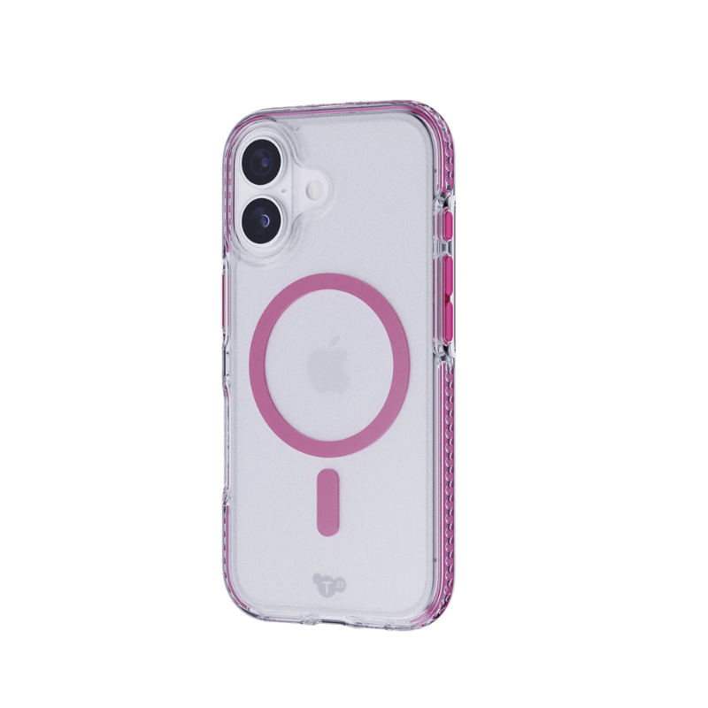 Tech21 EvoCrystal MagSafe Case Apple iPhone 17 - Cyber Pink