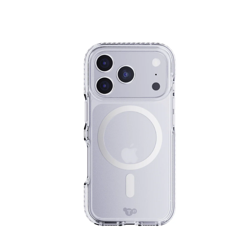 Tech21 EvoCrystal MagSafe Case Apple iPhone 17 Pro - Metallic Silver