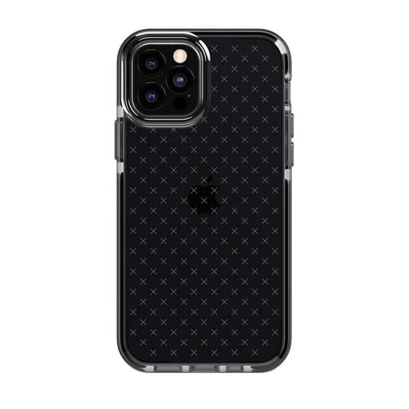 Tech21 Evo Check Case for Apple iPhone 12/12 Pro - Smokey Black