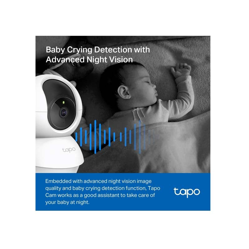 TP-Link Tapo TC70 1080P Pan / Tilt Home Security Wi-Fi Camera