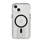 Tech21 Evo Crystal Kick Apple iPhone 15 Case MagSafe Compatible - Clear / Black - Clear / Black