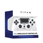 Titan Wireless BT Gaming Controller - Console White - White
