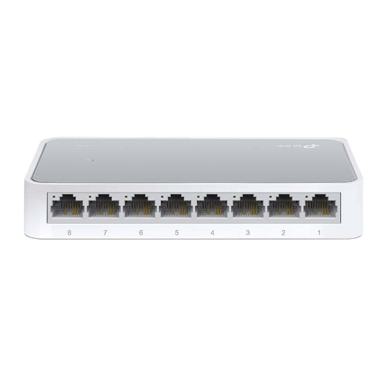 TP-Link 8 Port 10/100 Mbps Desktop Switch - White