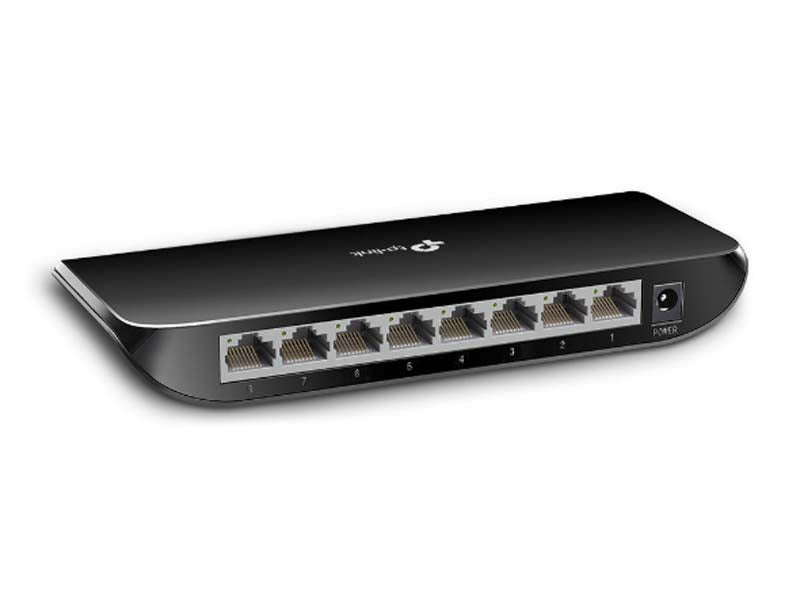 TP-Link 8 Port Gigabit Desktop Switch - Black