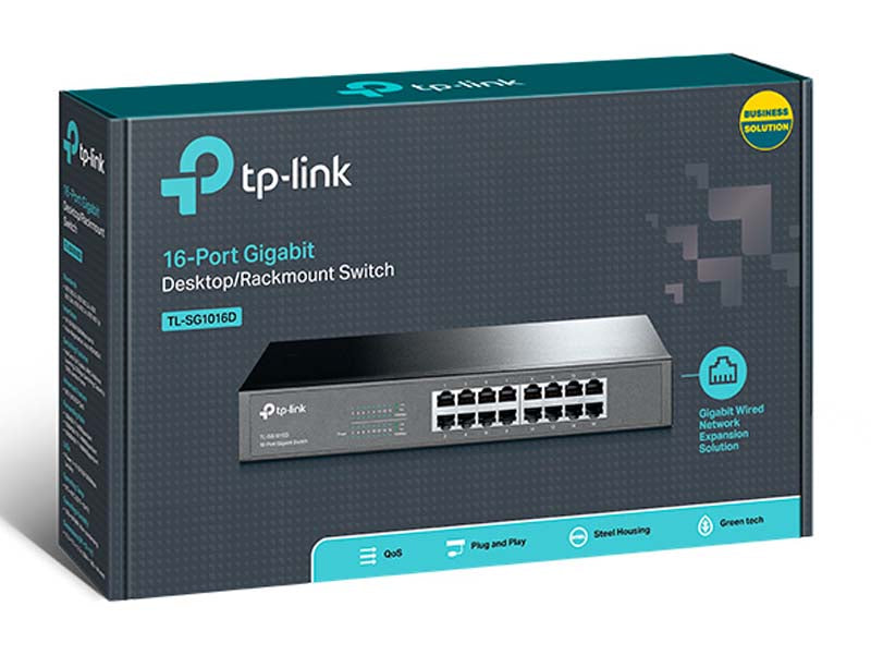 TP-Link 16 Port Gigabit Switch - Grey