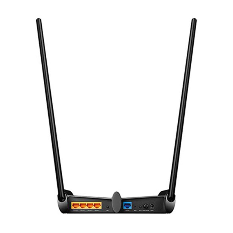 TP-Link N300 High Power Wi-Fi Router - Black