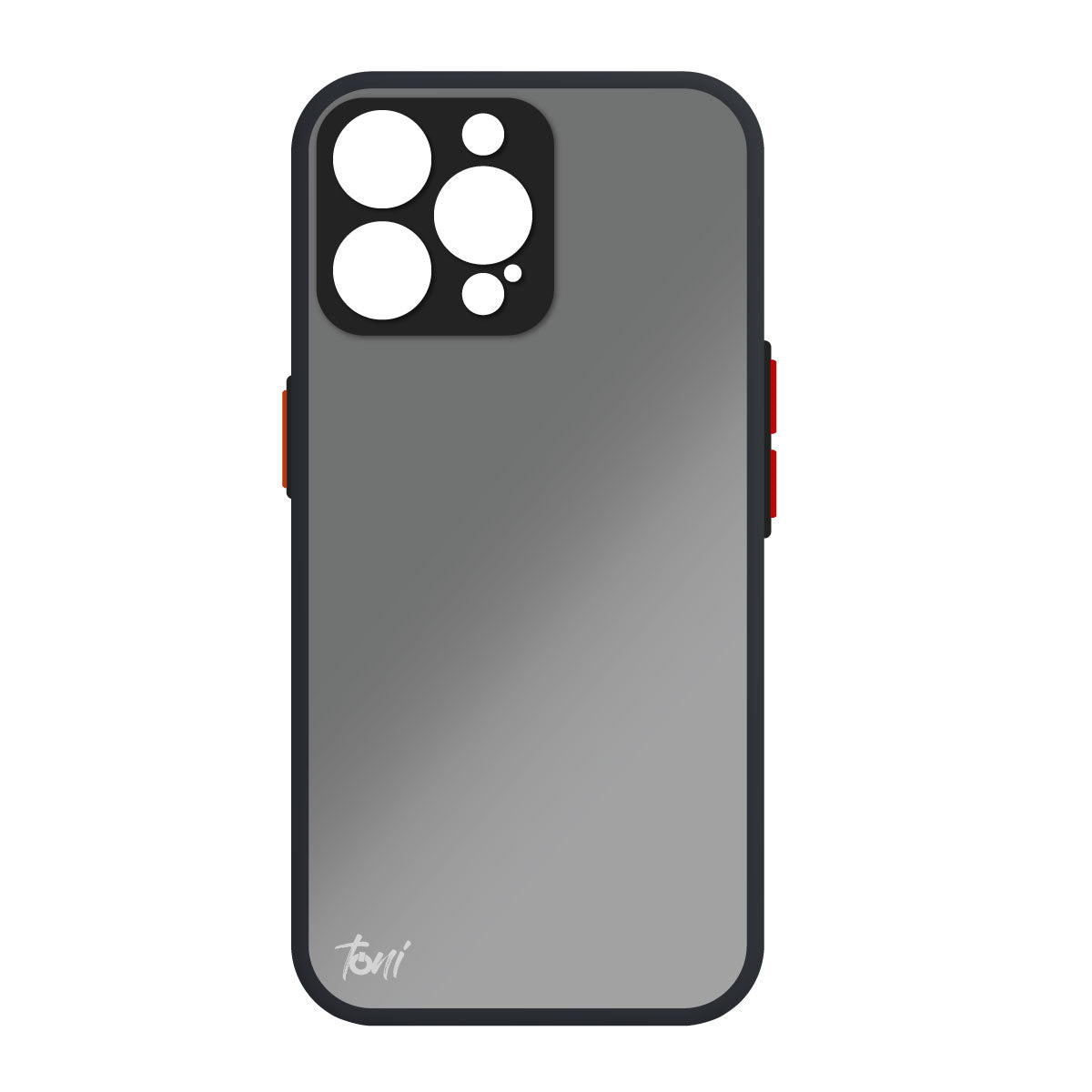 Toni Hybrid  Merge Case Apple iPhone 14 Pro Max - Smokey Black