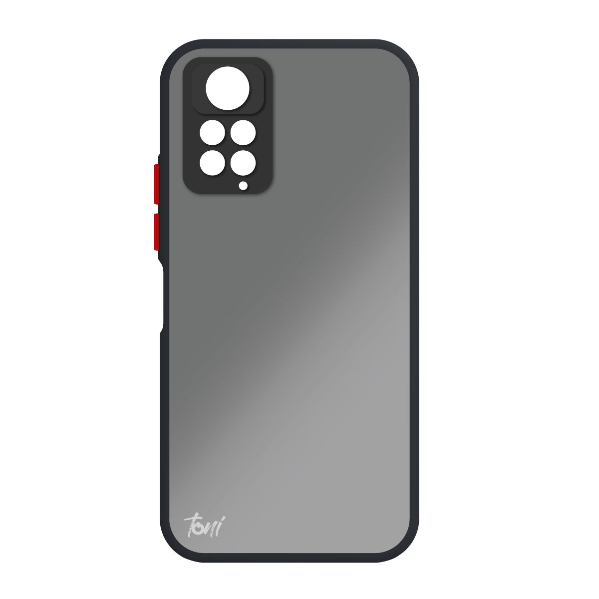 Toni Hybrid Merge Case Xiaomi Redmi Note 11 Pro - Smokey Black