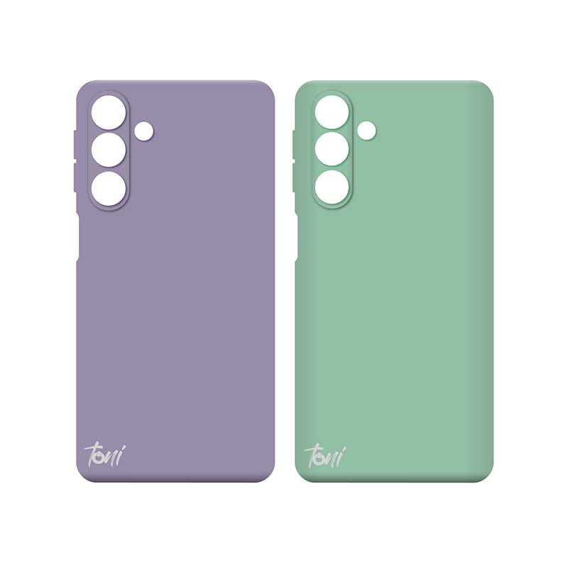 Toni Twin Silicone Case Samsung Galaxy A25 - Violet / Turquoise