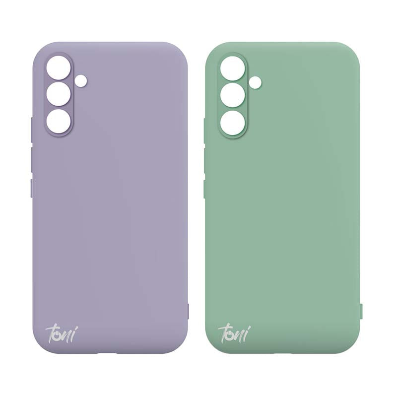Toni Twin Silicone Case Samsung Galaxy A34 - Violet / Turquoise
