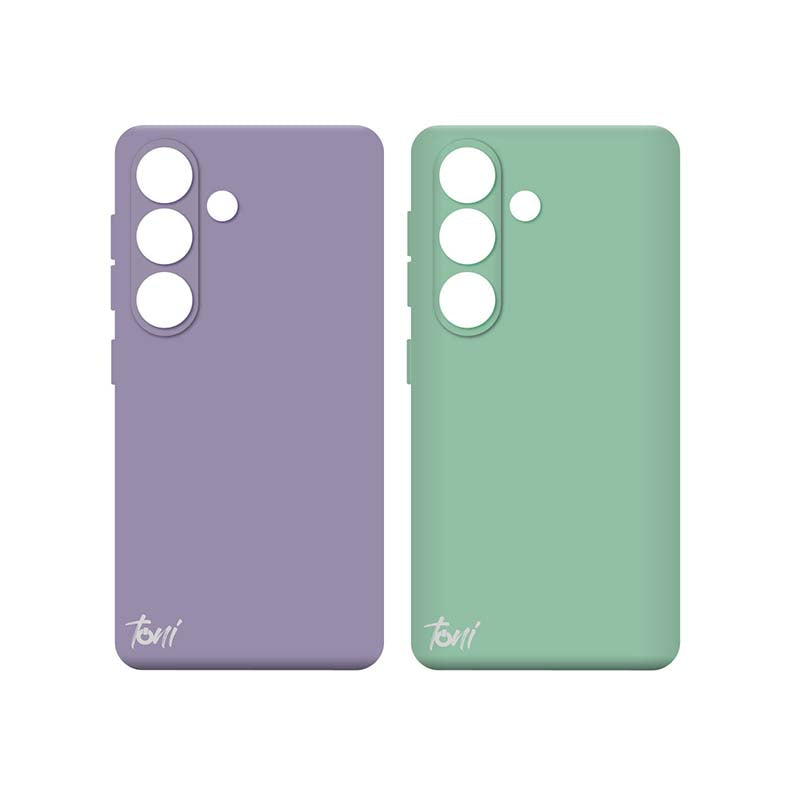 Toni Twin Silicone Case Samsung Galaxy S24 Plus - Violet / Turquoise