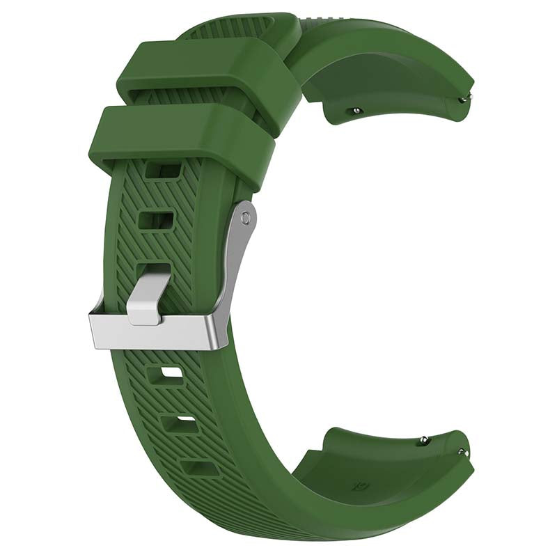 Toni Silicone Buckle Watch Strap 20mm - Green