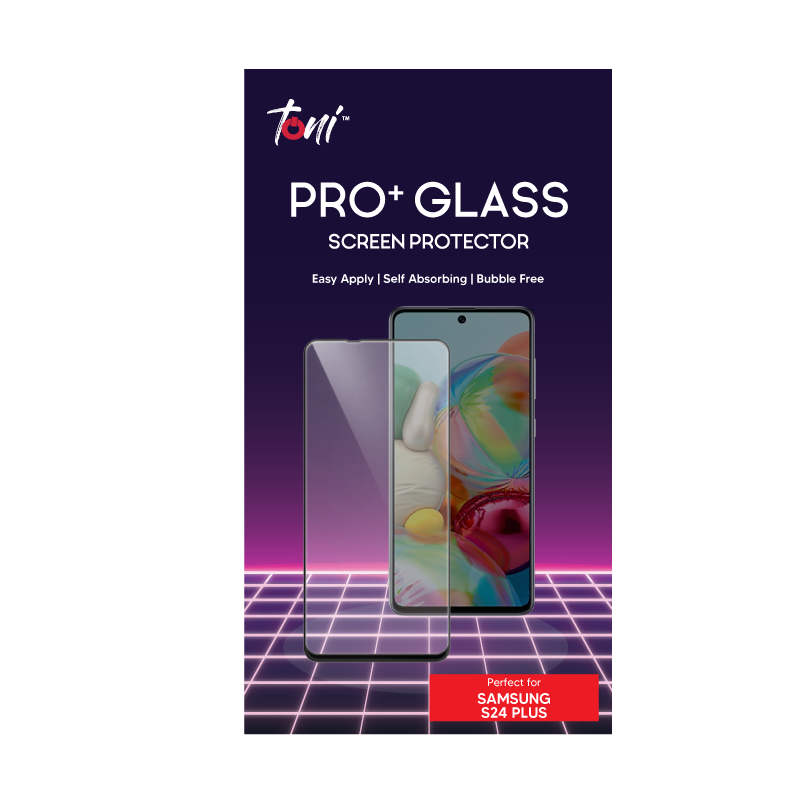 Toni Pro+ Glass Samsung Galaxy S24 Plus Screen Protector - Clear