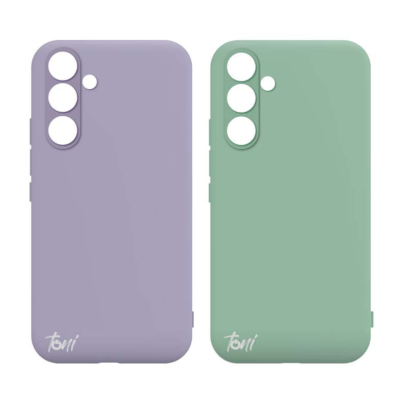Toni Twin Silicone Case Samsung Galaxy A54 - Violet / Turquoise - Turquoise/Purple