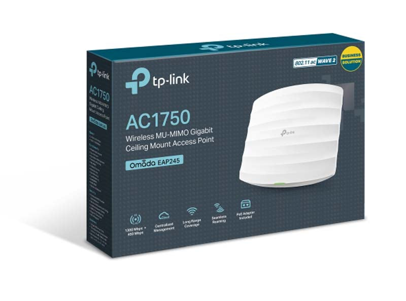 TP-Link AC1750 Dual Band Ceiling Mount Access Point - White - White