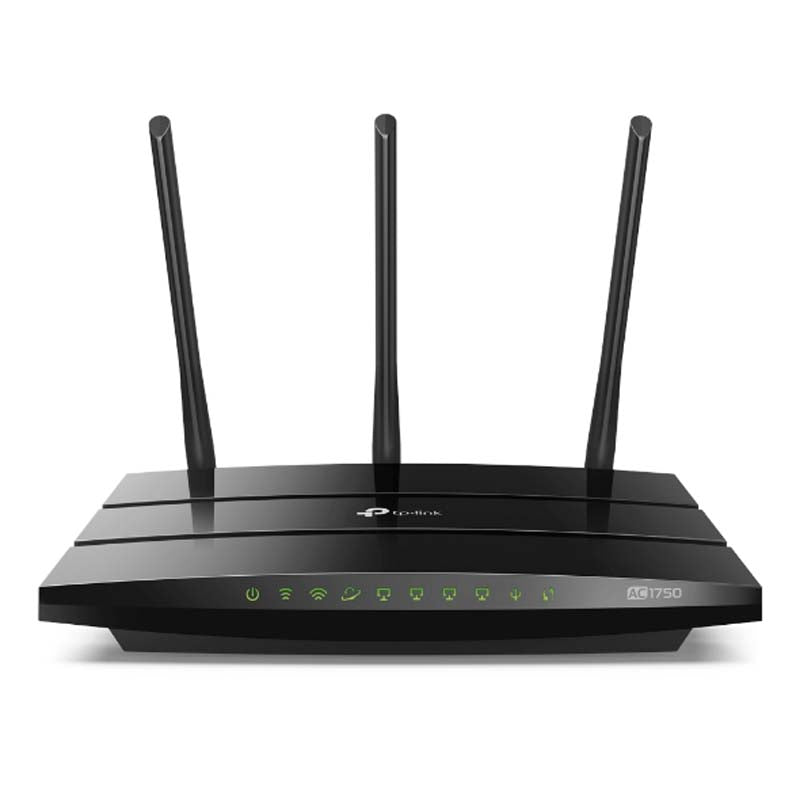 TP-Link Archer C7 AC1750 Wireless MU-MIMO Router - Black - Black
