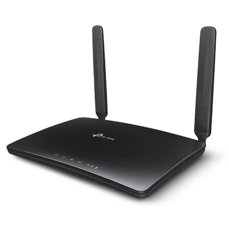 TP-Link Archer MR200 AC750 Wireless Dual Band 4G LTE Router - Black - Black