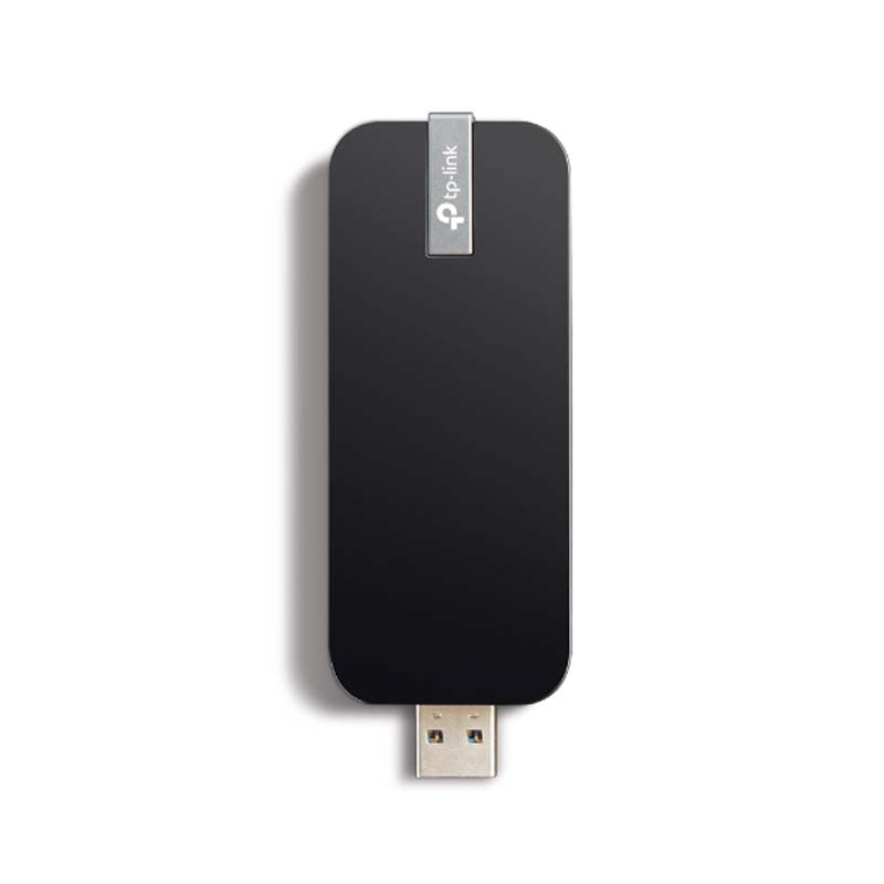 TP-Link Archer T4U AC1300 High Gain Wi-Fi USB Adapter - Black - Black
