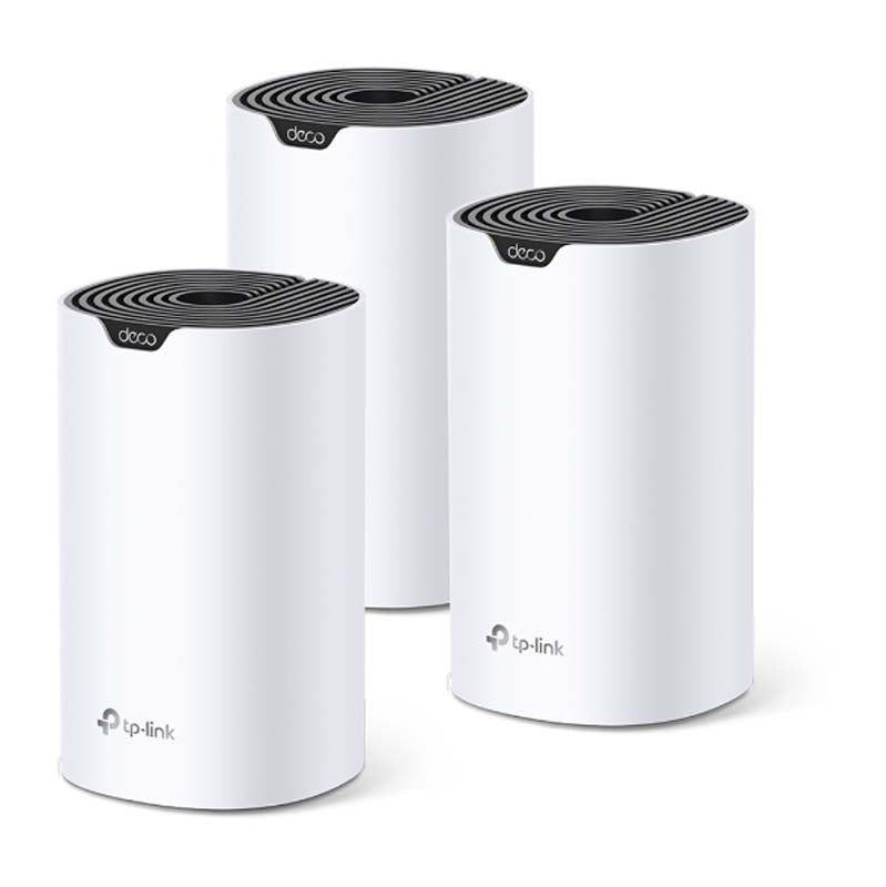 TP-Link Deco S4 AC1200 Whole-Home Mesh Wi-Fi System 3-pack - White - White