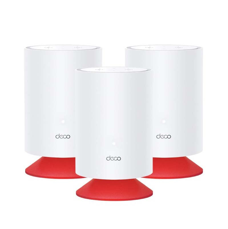 TP-Link Deco Voice X20 AX1800 Whole-Home Mesh Wi-Fi 6 System with Smart Speaker - White - White