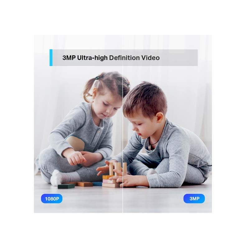 TP-Link Tapo C210 3MP Pan / Tilt Home Security Wi-Fi Camera - White