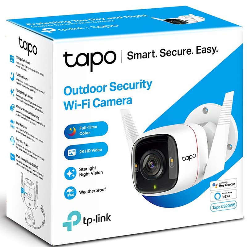 TP-Link Tapo C320WS 2K QHD Outdoor Security Wi-Fi Camera